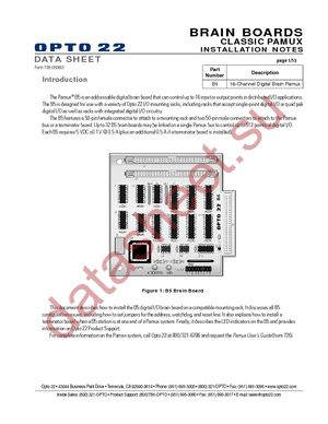 B5 datasheet  